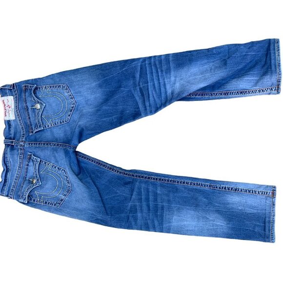 TRUE Religion Jeans Size 34 SKINNY Blue - Picture 4 of 6